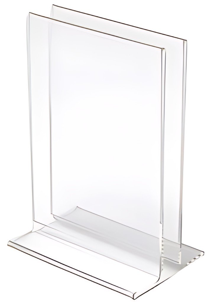 deflecto Porte-brochures & menu, A4 portrait, transparent