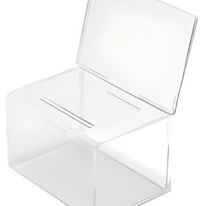 deflecto Urne promotionnelle, en acrylique, transparent