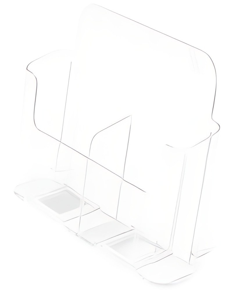 deflecto Porte-brochures "Docuholder", 1/3 A4 portrait