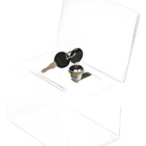 deflecto Urne promotionnelle, en acrylique, verrouillable