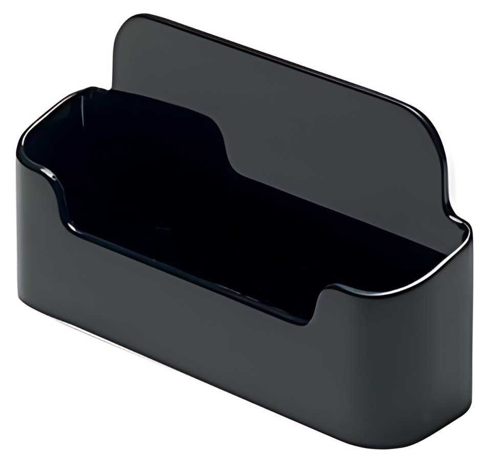 deflecto Porte-cartes de visite, 1 compartiment, noir