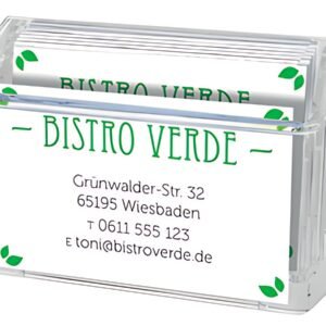deflecto Boîte pour cartes de visite "Grab-a-Card"