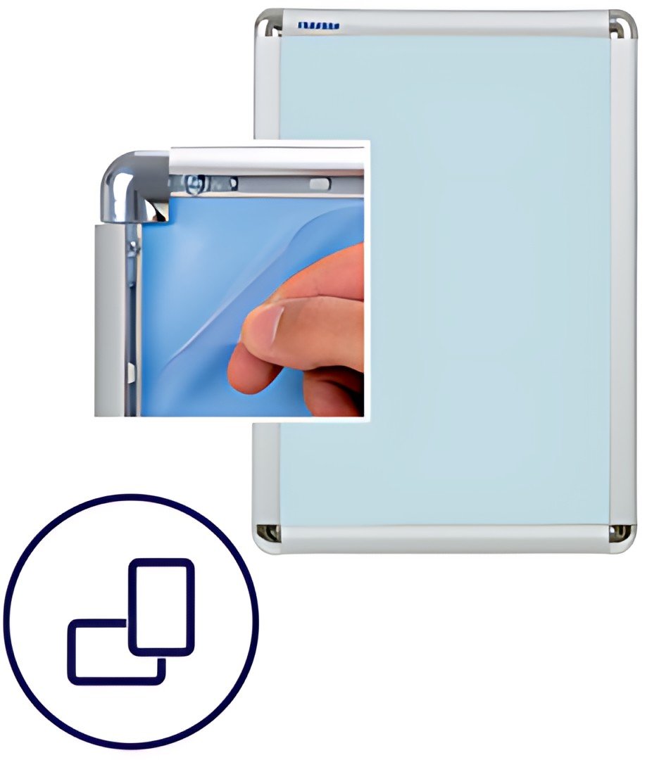 FRANKEN Cadre porte-affiches A2, largeur du cadre: 25 mm