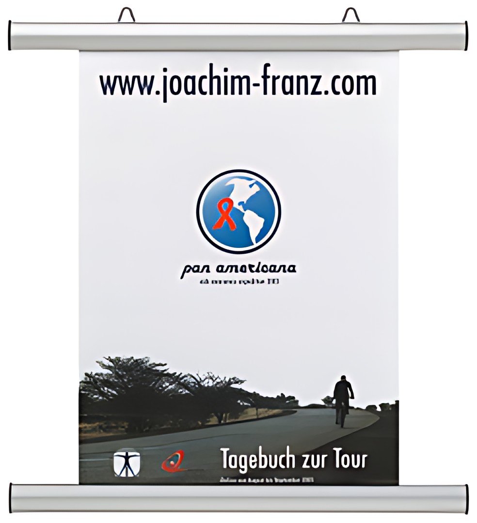 FRANKEN Profilé clipsable pour affiche, aluminium, argent