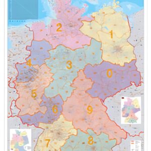 Carte postale FRANKEN, plastifiée, 970 x 1.370 mm