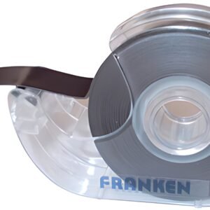FRANKEN Ruban magnétique dans distributeur, noir, 19 mm x 8