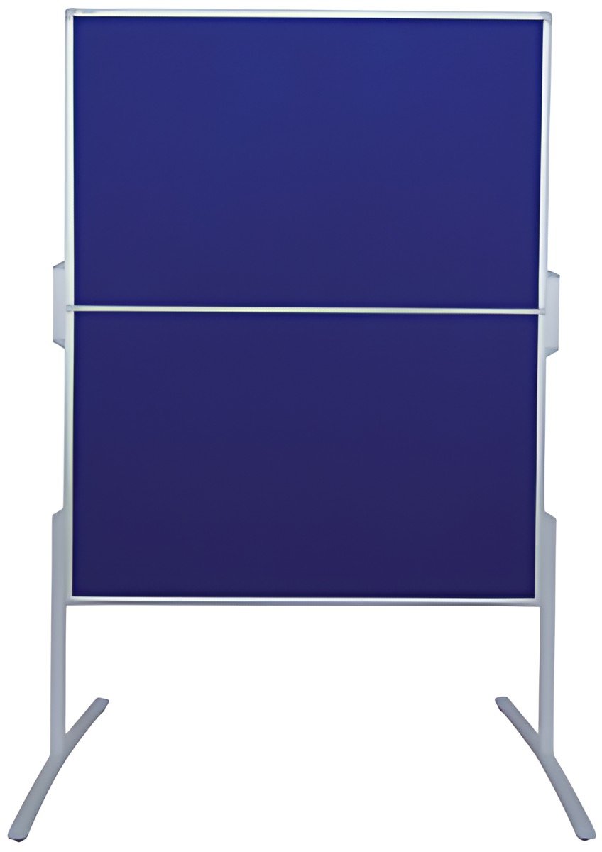 FRANKEN Tableau de présentation PRO, pliable, feutre bleu