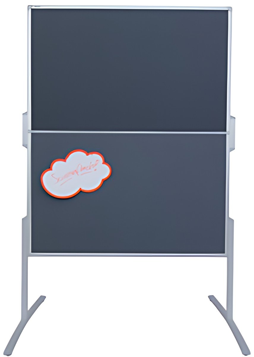 FRANKEN Tableau de présentation PRO, pliable, feutre gris