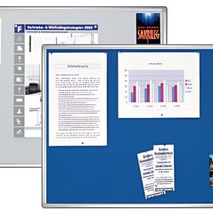 FRANKEN Pied de support pour tableau PRO, aluminium, argent