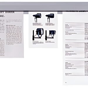 FRANKEN Rail de serrage pour papier, autocollant, longueur: