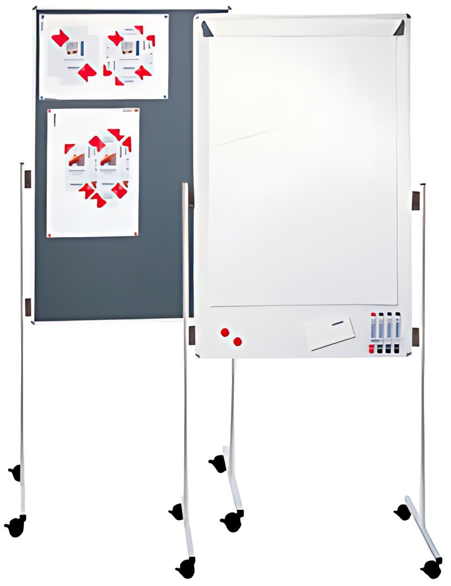 FRANKEN Chevalet de conférence combi, 760x1210 mm