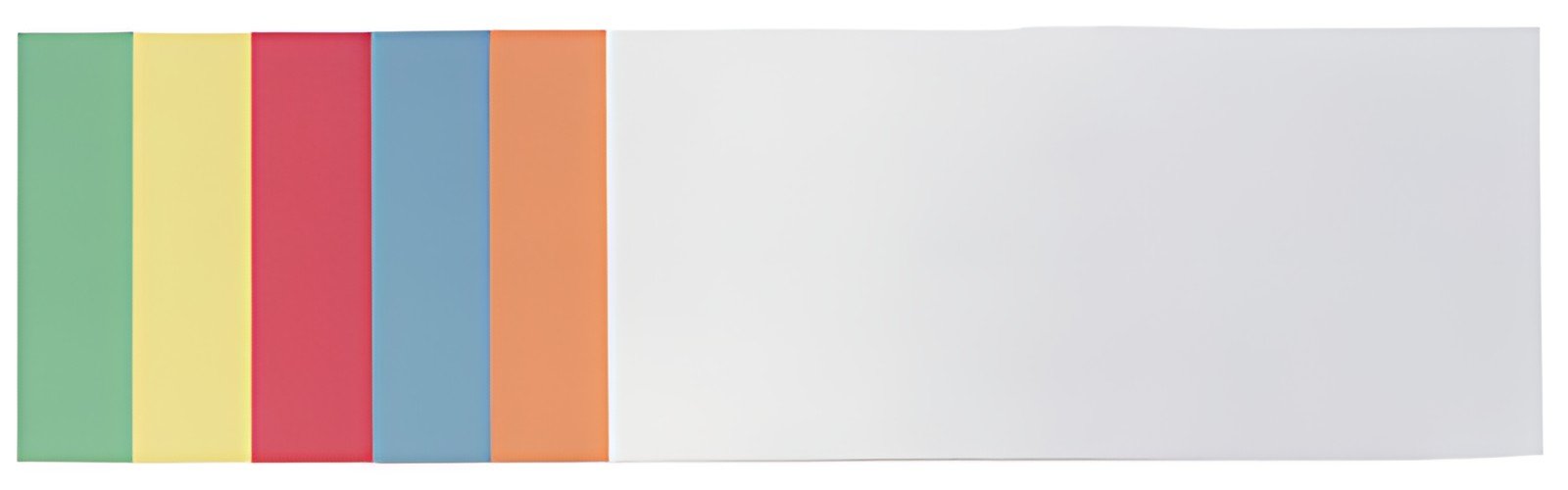 FRANKEN Carte de présentation, rectangle, 545x95 mm, assorti