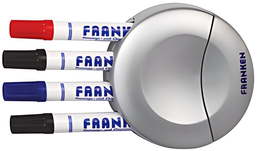 FRANKEN Support-marqueur pour 4 marqueurs, effaceur intégré
