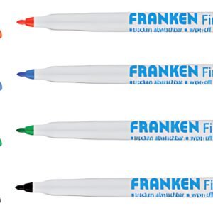FRANKEN Marqueur pour tableau blanc FineMarker, étui de 4