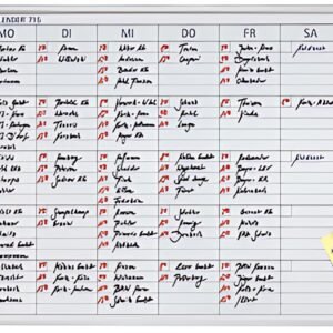 FRANKEN Tableau planning JetKalender, calendrier de semaine
