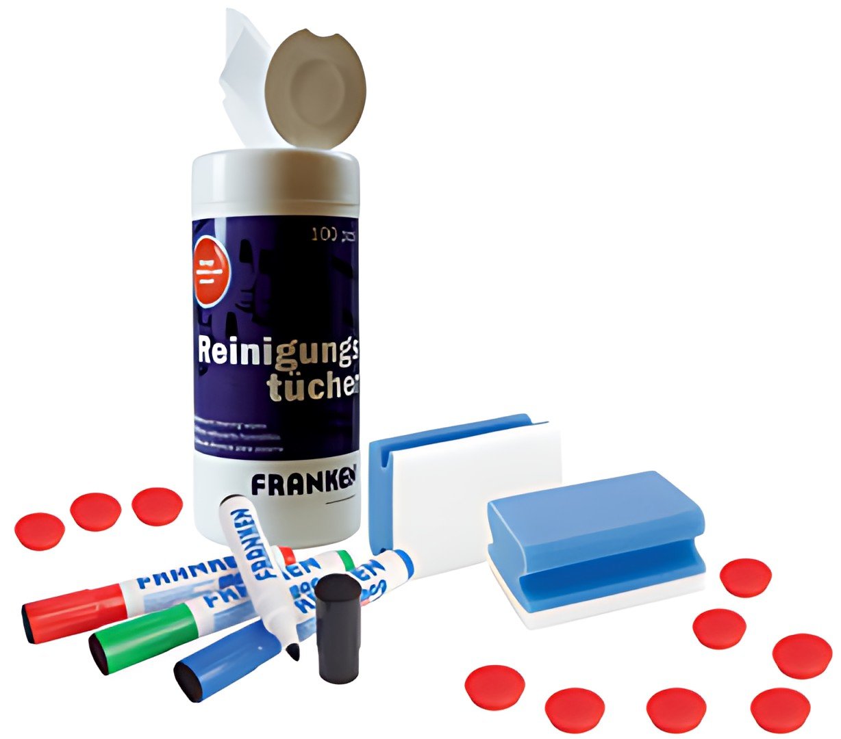 FRANKEN Kit de démarrage pour tableau blanc, magnétique