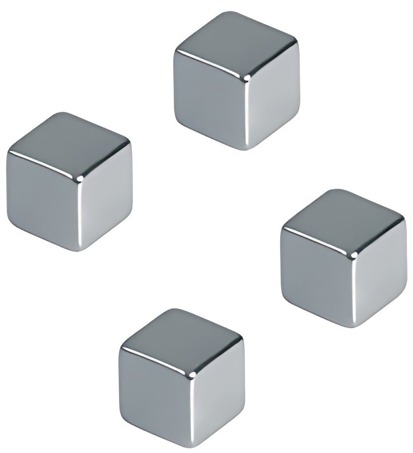 FRANKEN Aimant au néodyme, dimensions: 10 x 10 x 10 mm