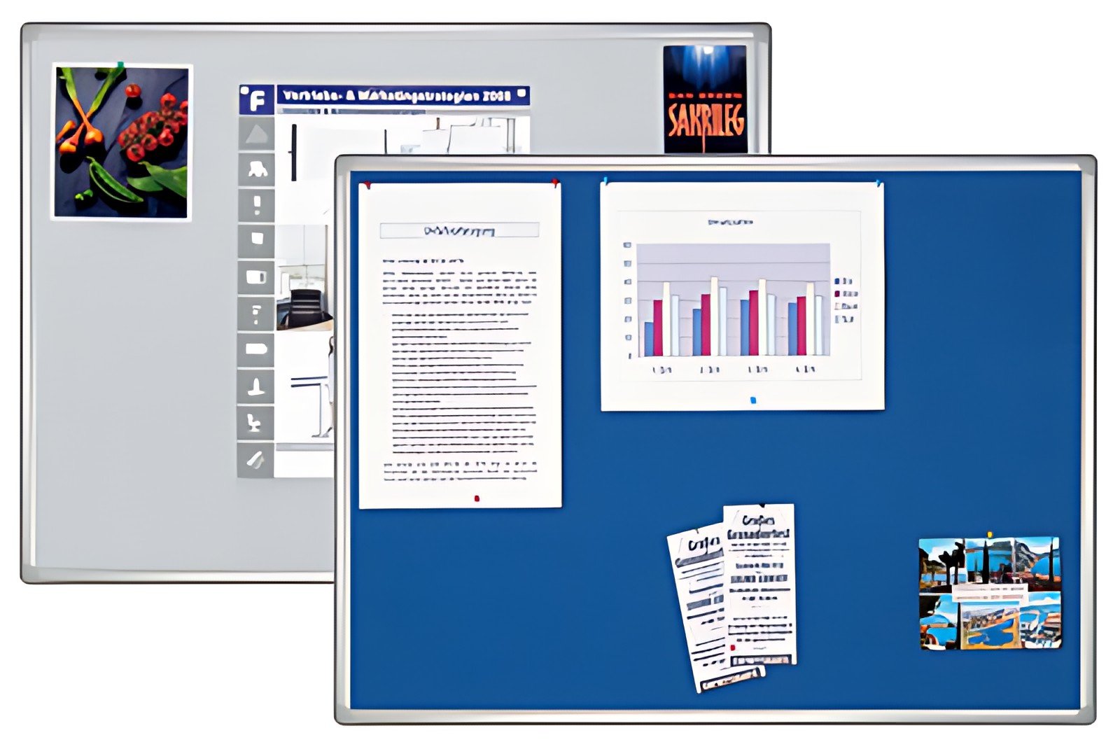 FRANKEN Pied de support pour tableau PRO, réglable