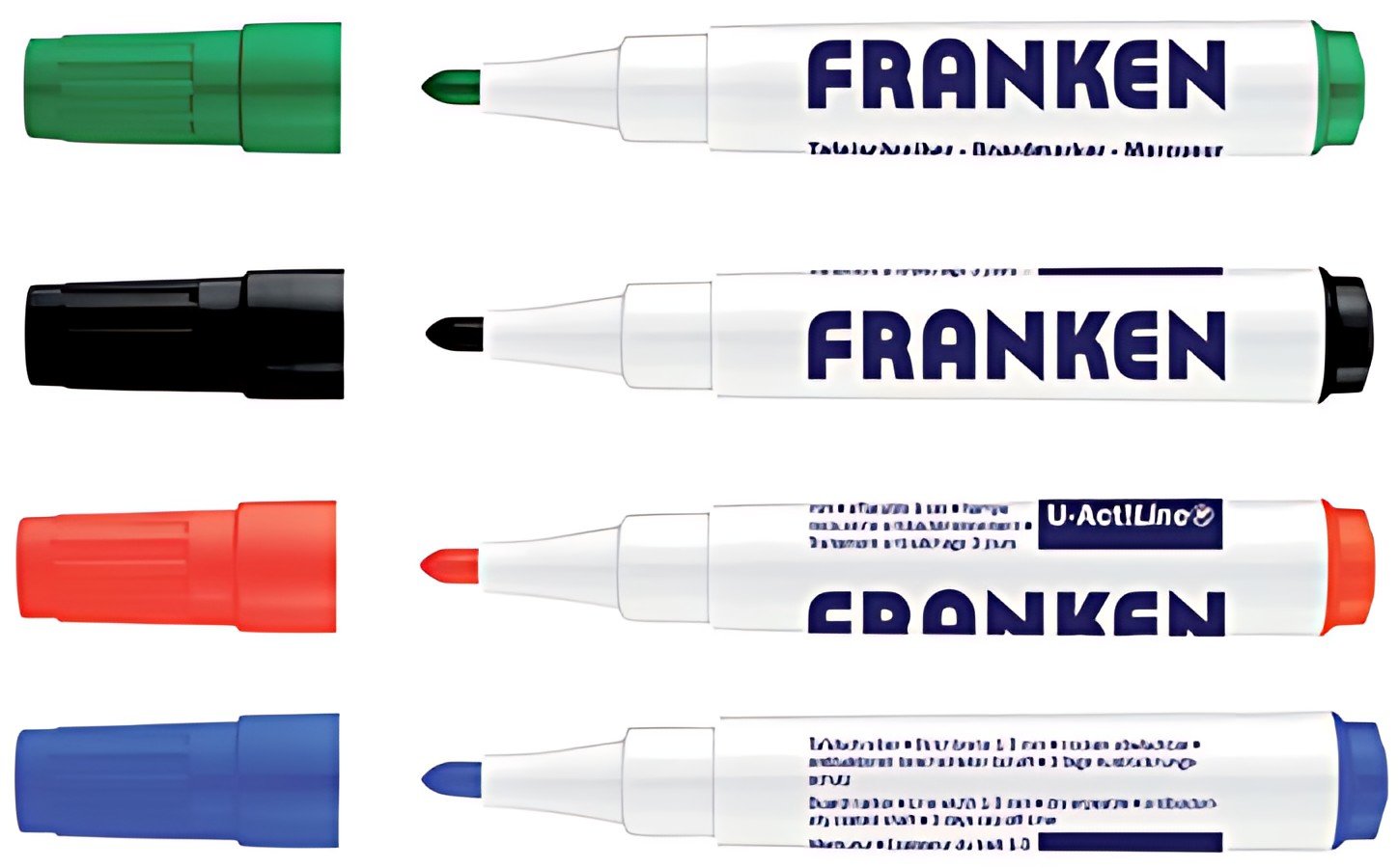 FRANKEN Marqueur pour tableau blanc U-ACT! Line, assorti