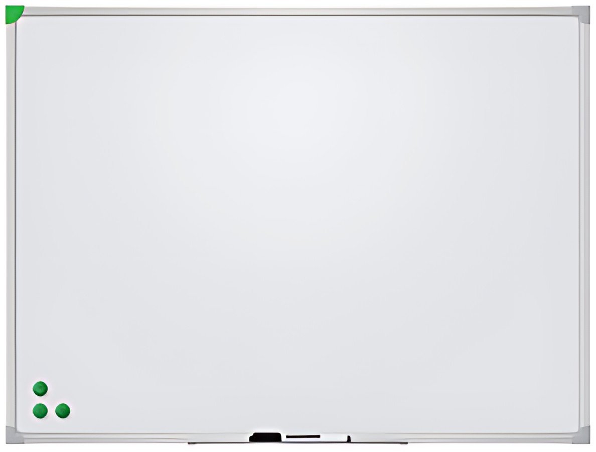 FRANKEN Tableau blanc U-Act! Line, émaillé, 900 x 600 mm