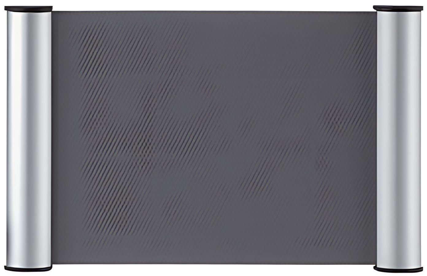 FRANKEN Plaque de porte clip, 180 x 60 mm - 1/2 A6, argent