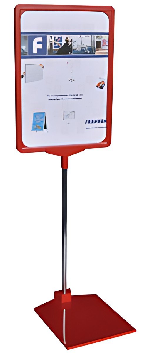 FRANKEN Porte-infos / support prix, DIN A3, rouge
