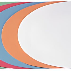 FRANKEN Carte de présentation, oval, 110 x 190 mm, bleu