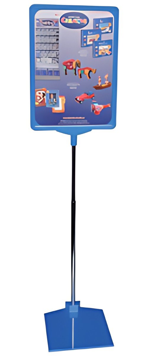 FRANKEN Porte-infos / support prix, A4, bleu