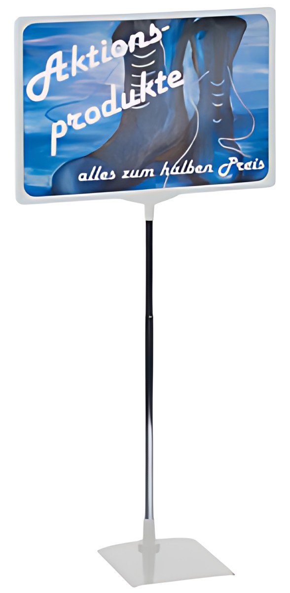 FRANKEN Porte-info / support prix, A4, gris