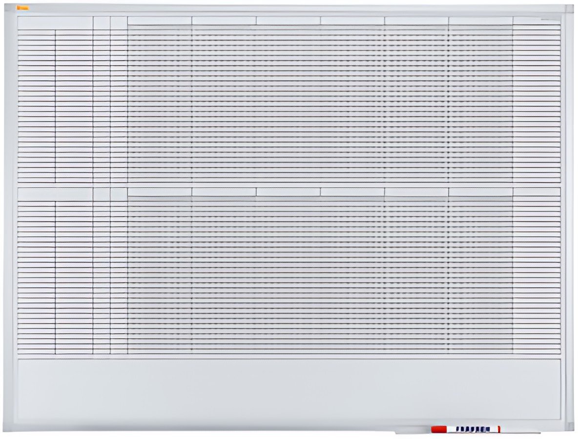 franken Tableau planning X-tra! Line, 12 mois, 1.200 x 900mm