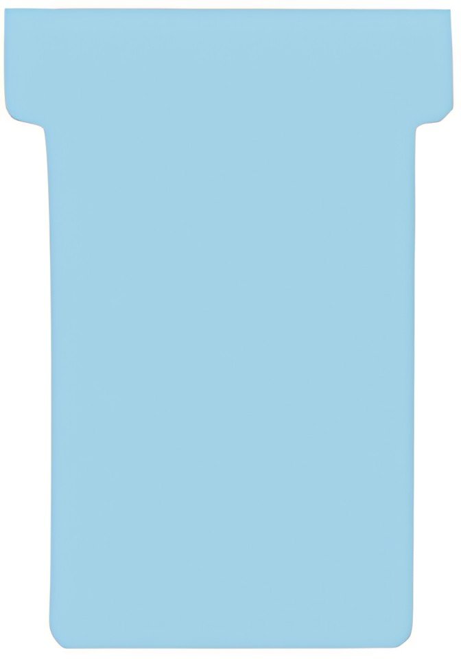 FRANKEN Fiches T, taille 2 / 48 x 84 mm, bleu clair