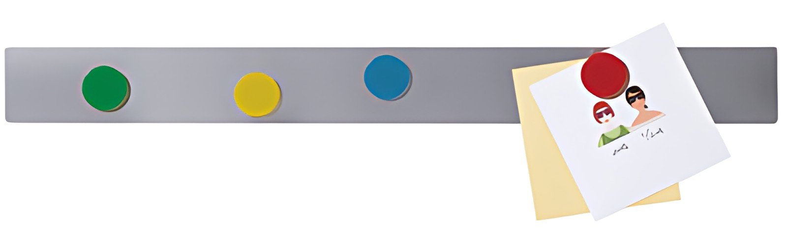 FRANKEN Barrette magnétique 50 x 1.000 mm, autocollant