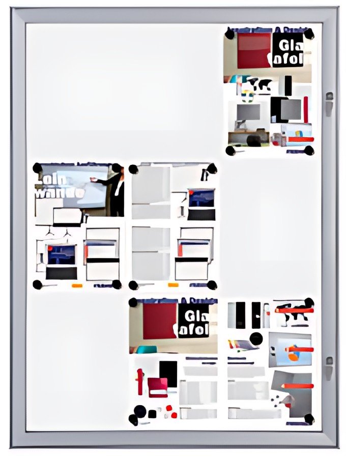 FRANKEN Vitrine d'affichage SECURITY 6 x A4, ininflammable