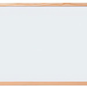 FRANKEN Tableau mural blanc avec cadre en bois, 400 x 300 mm