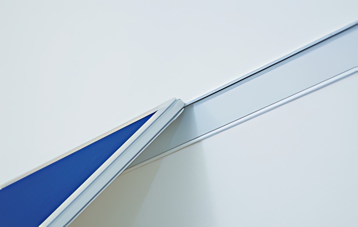 FRANKEN Set de rails muraux PRO, 4.000 mm x 60 mm, argent