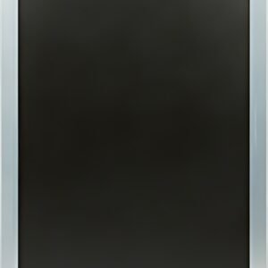 Securit Cloison MULTI BOARD, avec tableau noir, argent