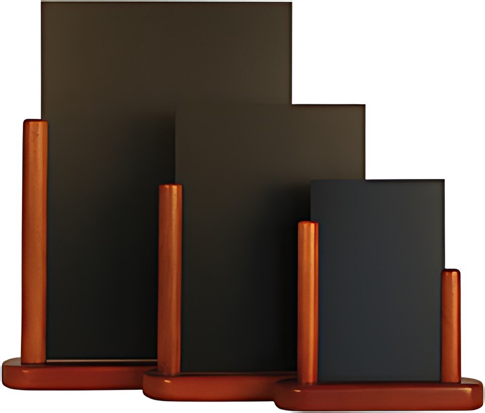 Securit Ardoise de table ELEGANT, petit, acajou