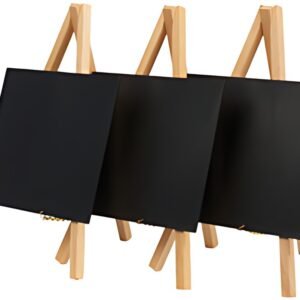 Securit Ardoise de table MINI avec trépied, hêtre