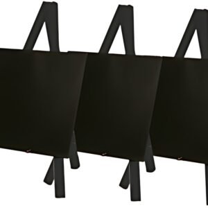 Securit Ardoise de table MINI avec trépied, noir