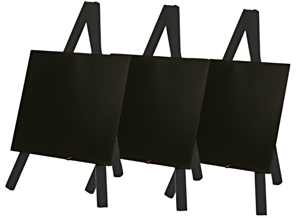 Securit Ardoise de table MINI avec trépied, noir