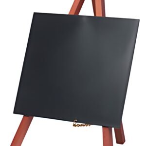 Securit Ardoise de table MINI avec trépied, acajou