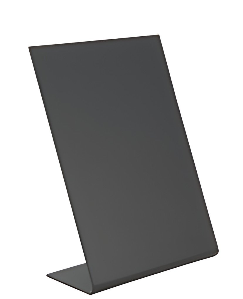 Securit Ardoise de table L-SHAPE, A6, noir