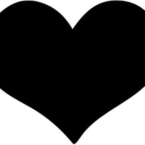 Securit Ardoise murale SILHOUETTE "Coeur"