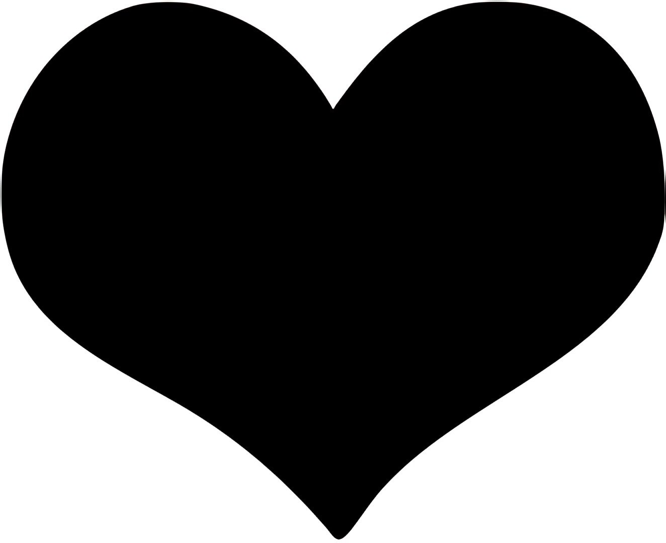 Securit Ardoise murale SILHOUETTE "Coeur"