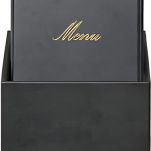Securit Protège-menus CLASSIC, A4, boîte de 20, noir