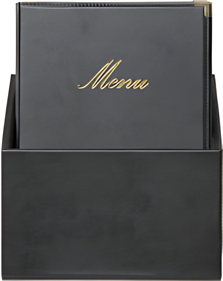 Securit Protège-menus CLASSIC, A4, boîte de 20, noir