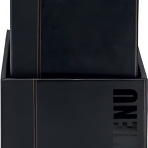 Securit Protège-menus TRENDY, A4, boîte de 20, noir
