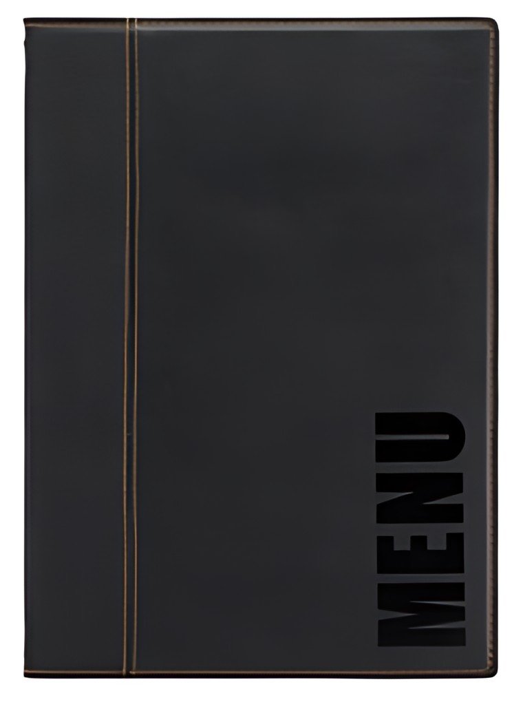 Securit Protège-menus TRENDY, A4, noir