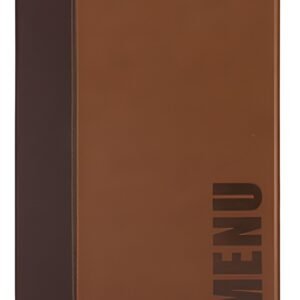 Securit Protège-menus TRENDY, A4, marron clair