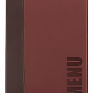 Securit Protège-menus TRENDY, A4, bordeaux